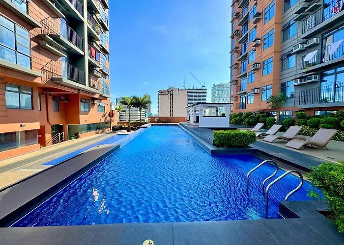 Apartment 2br W Balcony In Araneta, Cubao W Pool And Gym - Porto